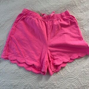 Vineyard Vines Bright Pink Scalloped Women's Shorts